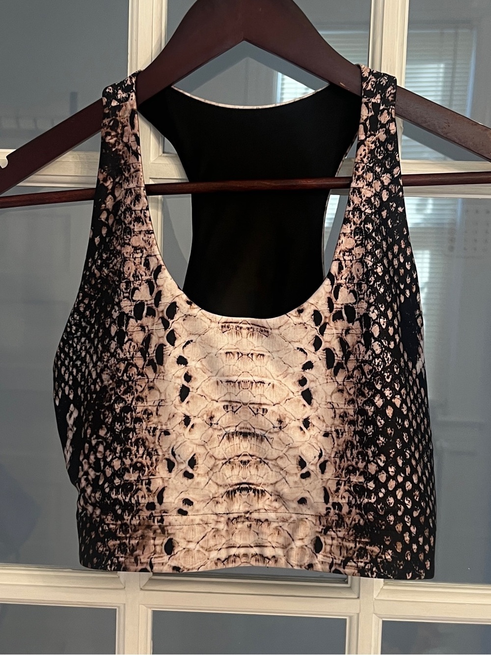 TEREZ New York Women’s Snake Print Racerback Sports Bra Size XL